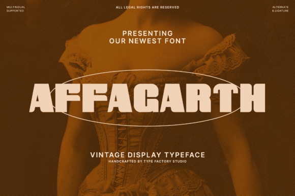 Affagarth: A Decorative Typeface Built for Bold Brand Statements