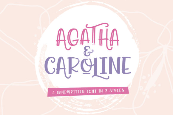 Agatha Caroline: A Handwritten Font for Editorial Design