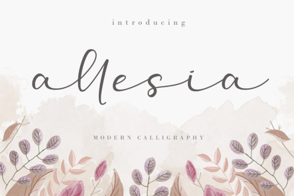 Allesia: A Handwritten Typeface for Editorial Storytelling