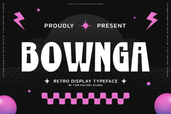 Bownga Brings Vintage Personality to Editorial Design