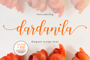 Dardanila: A Soft Hand-Lettered Font for Editorial Mood