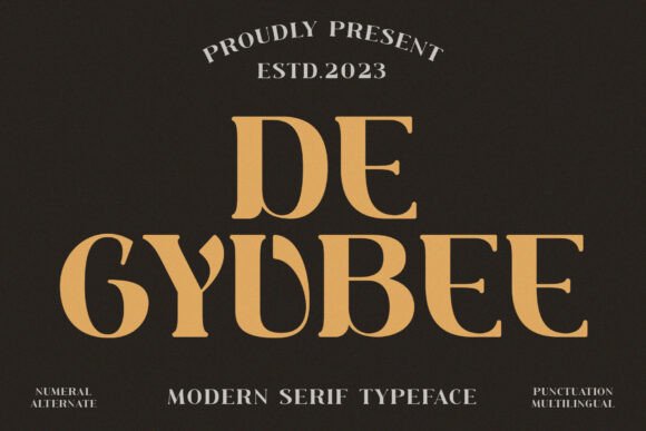 De Gyubee: The Serif Font That Elevates Your Craft