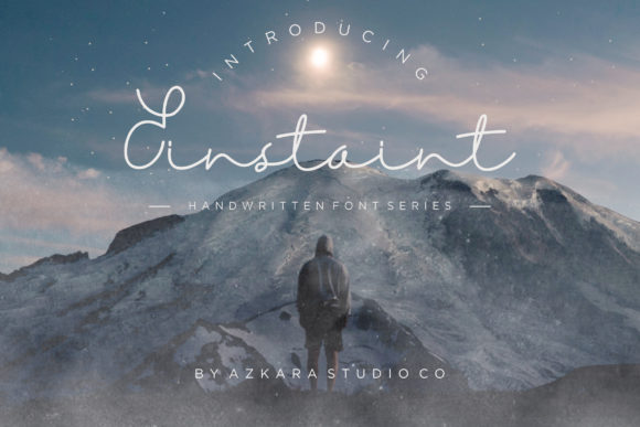 Einstaint: A Handwritten Font for Editorial Design and Publication Branding