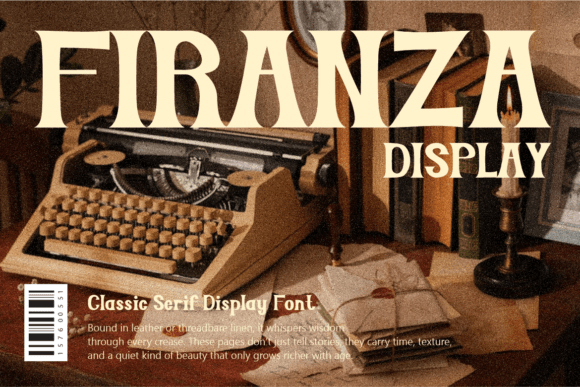 Firanza Display: A Serif Typeface That Elevates Small Business Branding