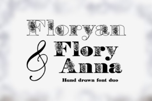 Floryan FloryAnna: A Hand-Drawn Font Duo for Campaign Design