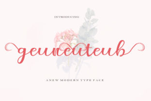 Geuneuteub: A Hand-Lettered Script Font That Brings Playful Warmth to Branding Work