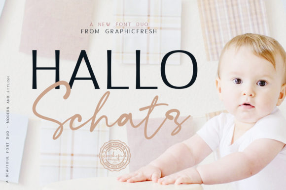 Hallo Schatz Duo: A Modern Sans Serif Font for Digital Branding