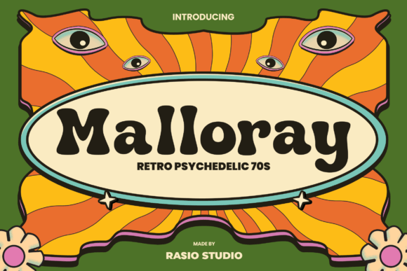 How Malloray’s Retro Psychedelic Typeface Brings Groove to Modern Web Layouts