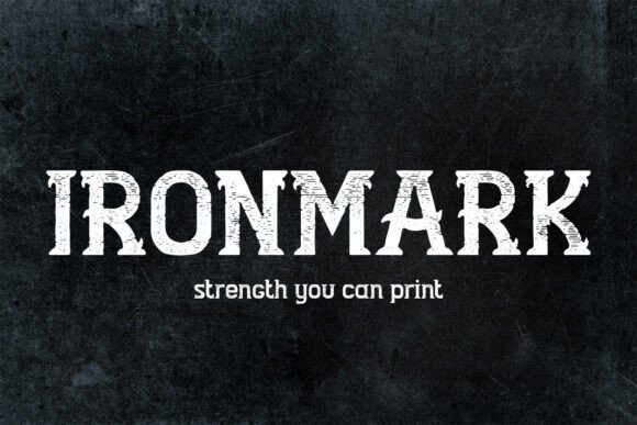 Ironmark: A Vintage Serif Font That Makes Campaign Visuals Stand Out