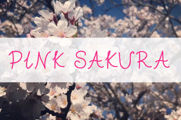 Pink Sakura Font: A Handwritten Typeface That Adds Warmth to Web Design