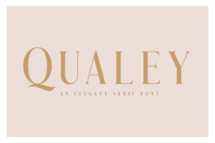 Qualey: A Modern Serif Font for Editorial Design and Readable Content