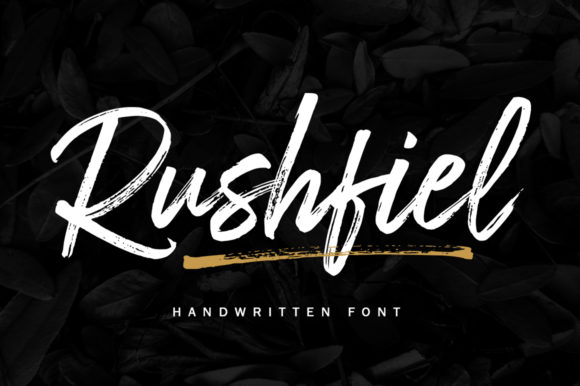 Rushfiel: A Handwritten Font That Brings Handmade Products to Life