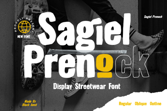 Sagiel Prenock: A Chunky Display Font with Urban Attitude