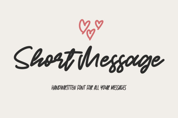 Short Message Font: A Friendly Typeface for Scroll-Stopping Content