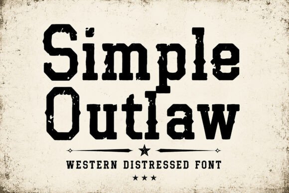 Simple Outlaw: A Bold Slab Serif for Editorial Design
