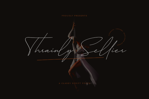 Thrainly Sellier: A Script Font That Elevates Digital Brand Content