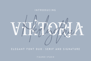 Viktoria Duo: A Classic Serif Font Duo for Brand Identity